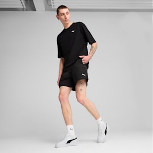 WARDROBE ESSENTIALS Men's Relaxed 6" Cargo Shorts, PUMA Black, extralarge